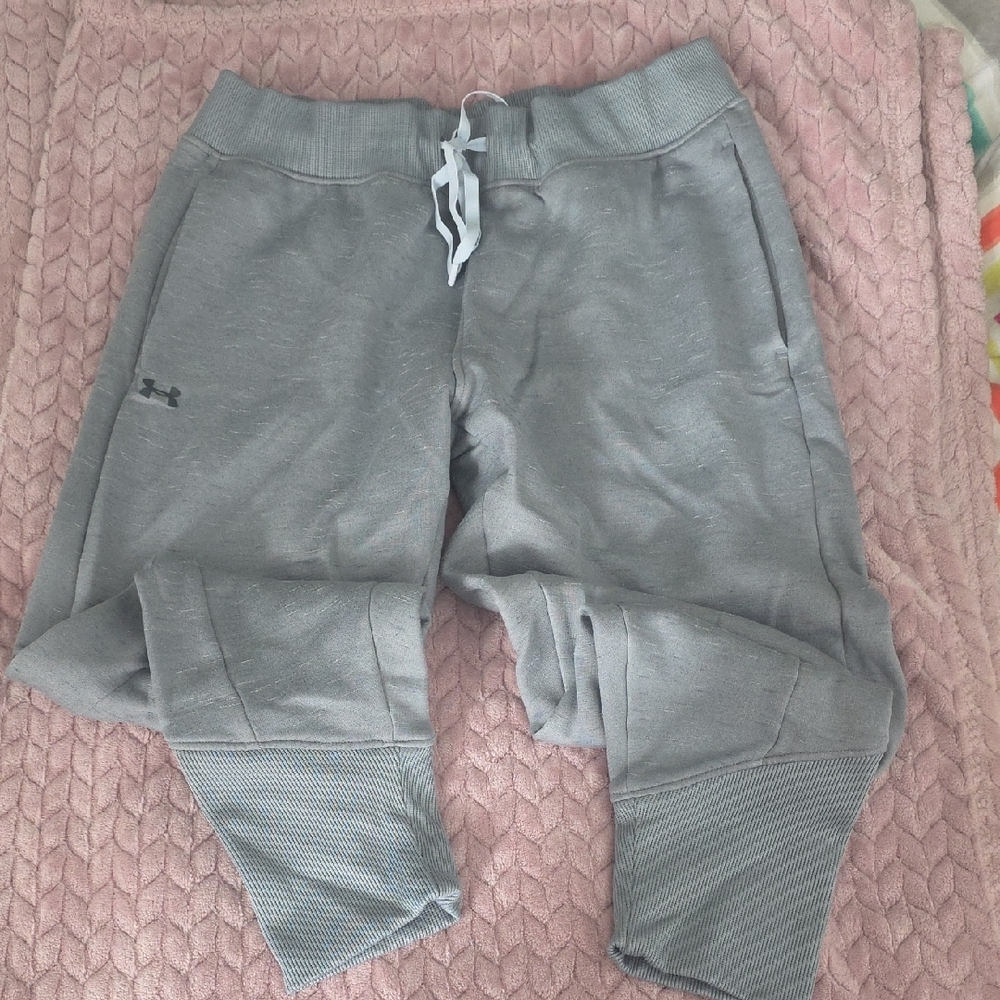 Women's Under Armour Heather Gray Sweatpants
